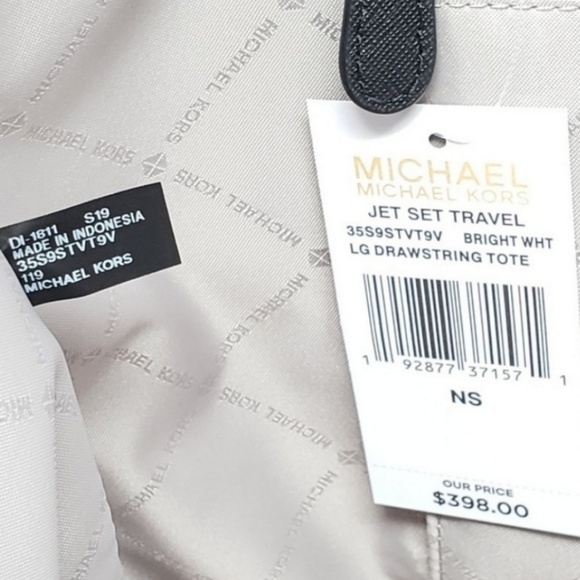 💕LAST ONE💕 Michael Kors Bright White Tote Set - Picture 5 of 8